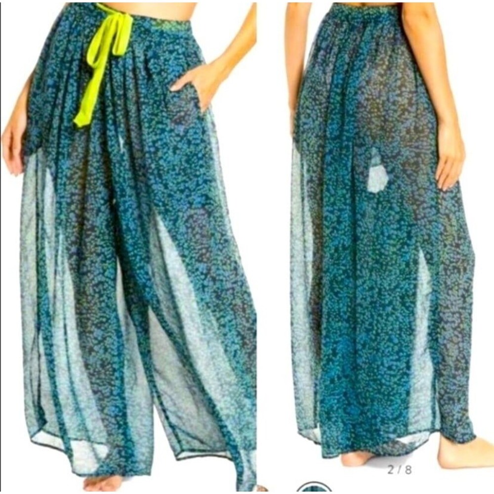 Free People  Intimately Wide Leg Print Pant NWT
